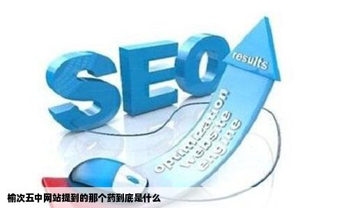 榆次五中网站介绍的那个药物是什么
