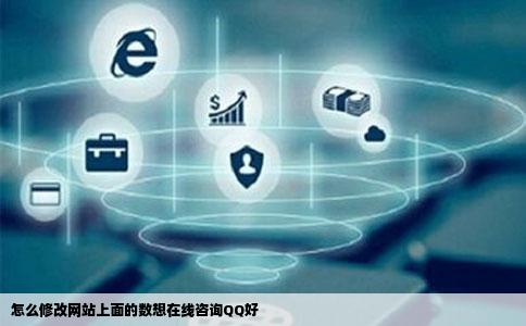 怎么修改网站上面的数想在线咨询QQ好