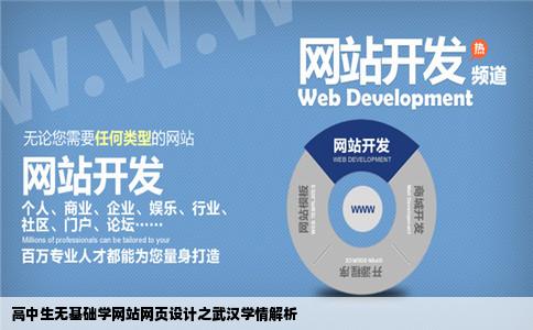 高中生无基础想在武汉学网站网页设计能学会吗