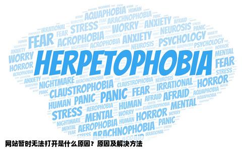 网站暂时无法打开是什么原因