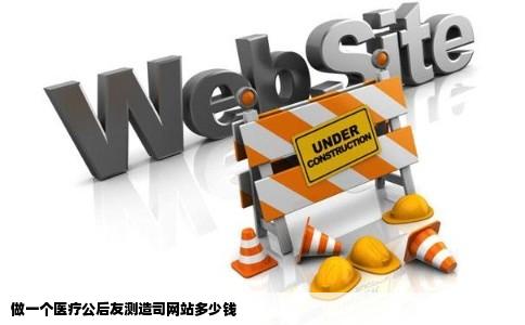 做一个医疗公后友测造司网站多少钱