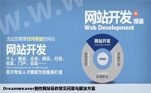 有关网站制作的问题我会用Dreamweaver自己做网页但是做好后