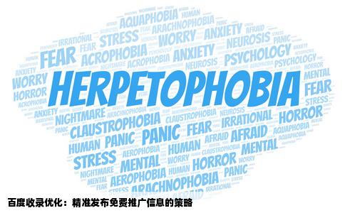 才能更好的将自己在网站上发布的免费推广信息让百度收录但是还又