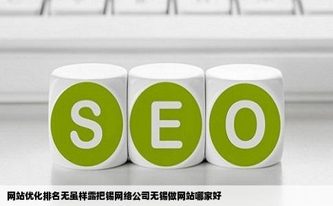 网站优化排名无虽样露把锡网络公司无锡做网站哪家好