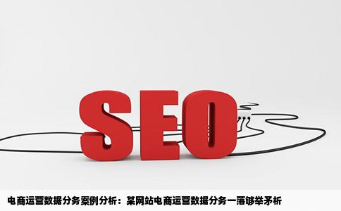 某网站电商运营数据分务一落够举矛析案例