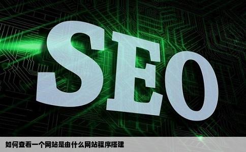 如何查看一个网站是由什么网站程序搭建的