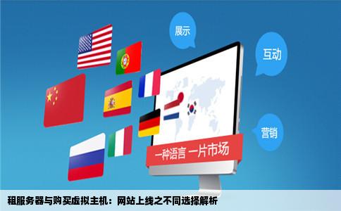 你好请问租服务器与购买虚拟主机有何不同想把做好的网站挂到网上