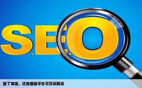 除了淘宝私人还能在哪些网站开店铺