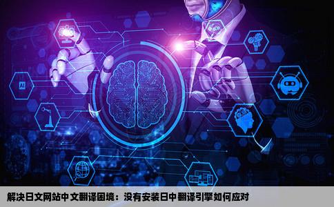 我想把日文网站翻译成中文用金山翻译他写没有安装日中翻译引擎