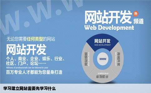 学习建立网站需要先学习什么