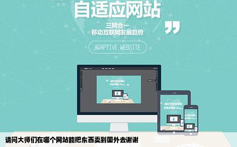 请问大师们在哪个网站能把东西卖到国外去谢谢