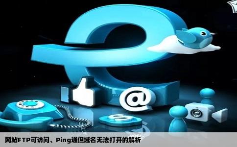 网站的ftp可以访问ping的通但是输入域名就是打不开